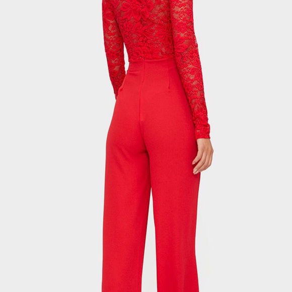 Fire Red Jumpsuit - Picture 4 of 7